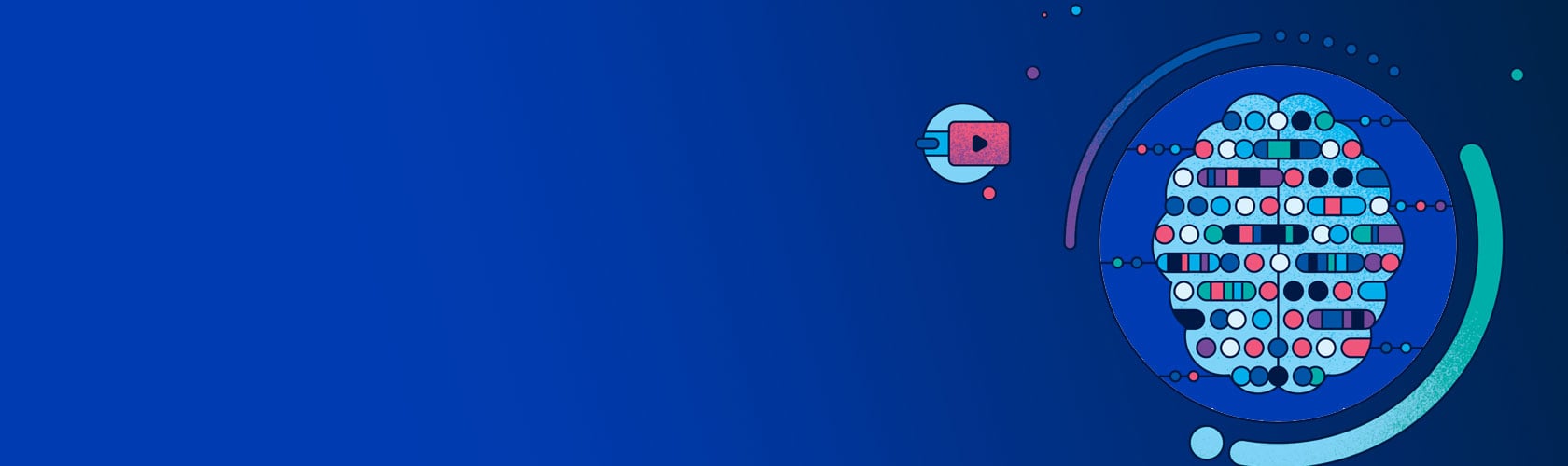 Graphic with circular shapes on
